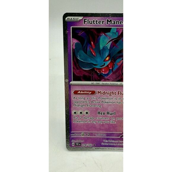 Flutter Mane 078/162 Cosmos Holo Trick or Trade Pokémon TCG Mint Unplayed - Picture 3 of 7